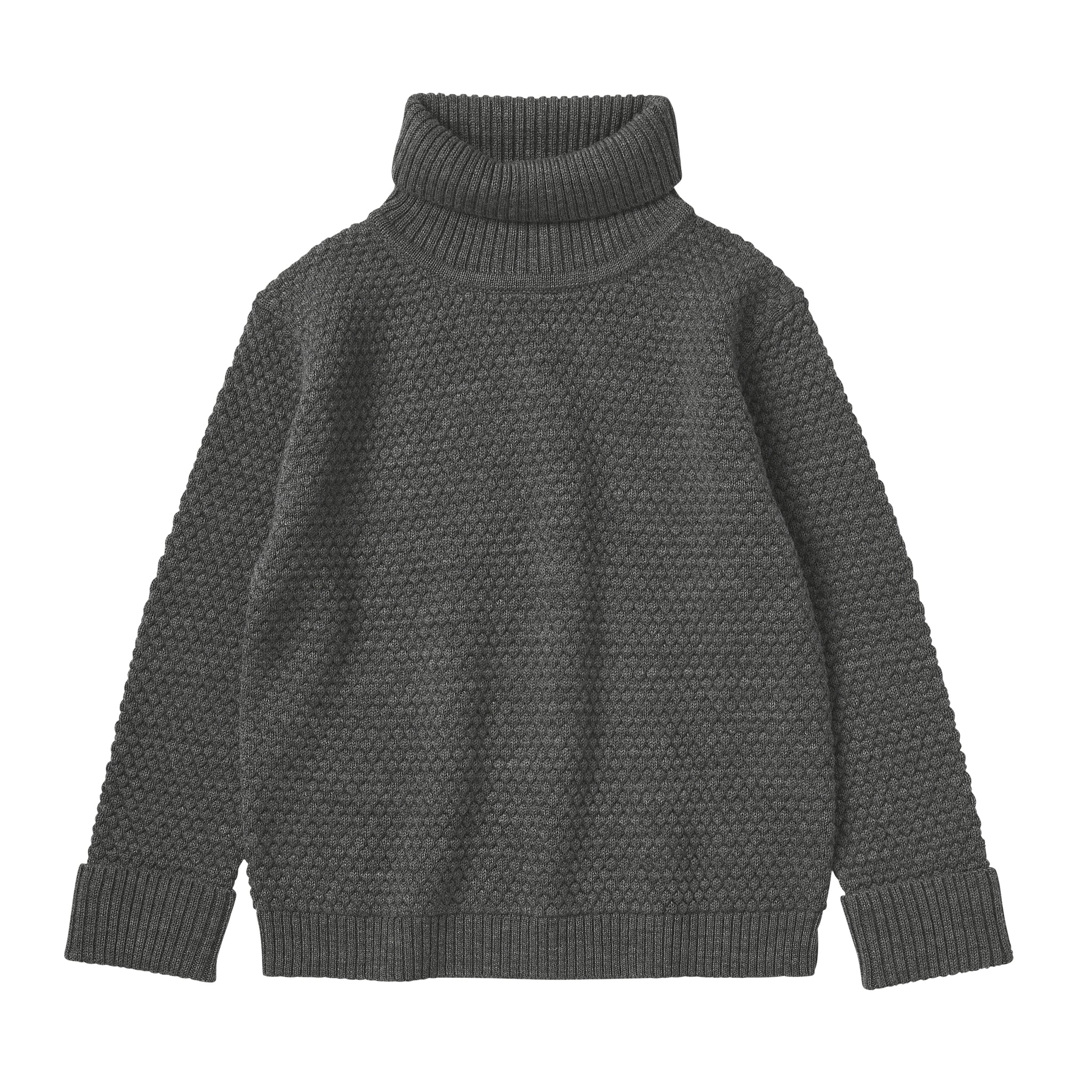 Rollneck Sweater – grey melange