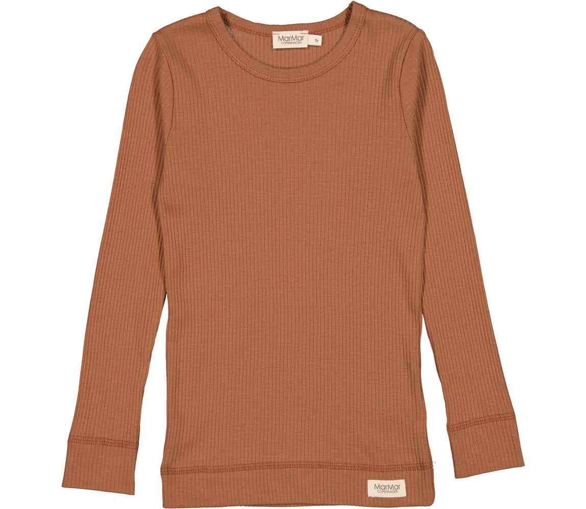 Plain Tee Longsleeve – light pecan