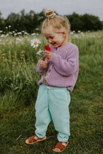 Raglan Cardigan – orchid