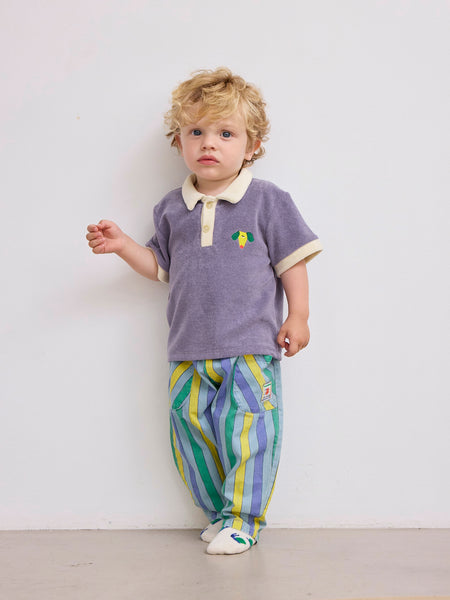 Baby Multicolor Stripes Denim Pants