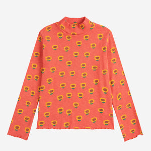 Sunflower All Over Turtleneck T-Shirt