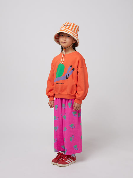 Funny Snail All Over Woven Culotte Pants