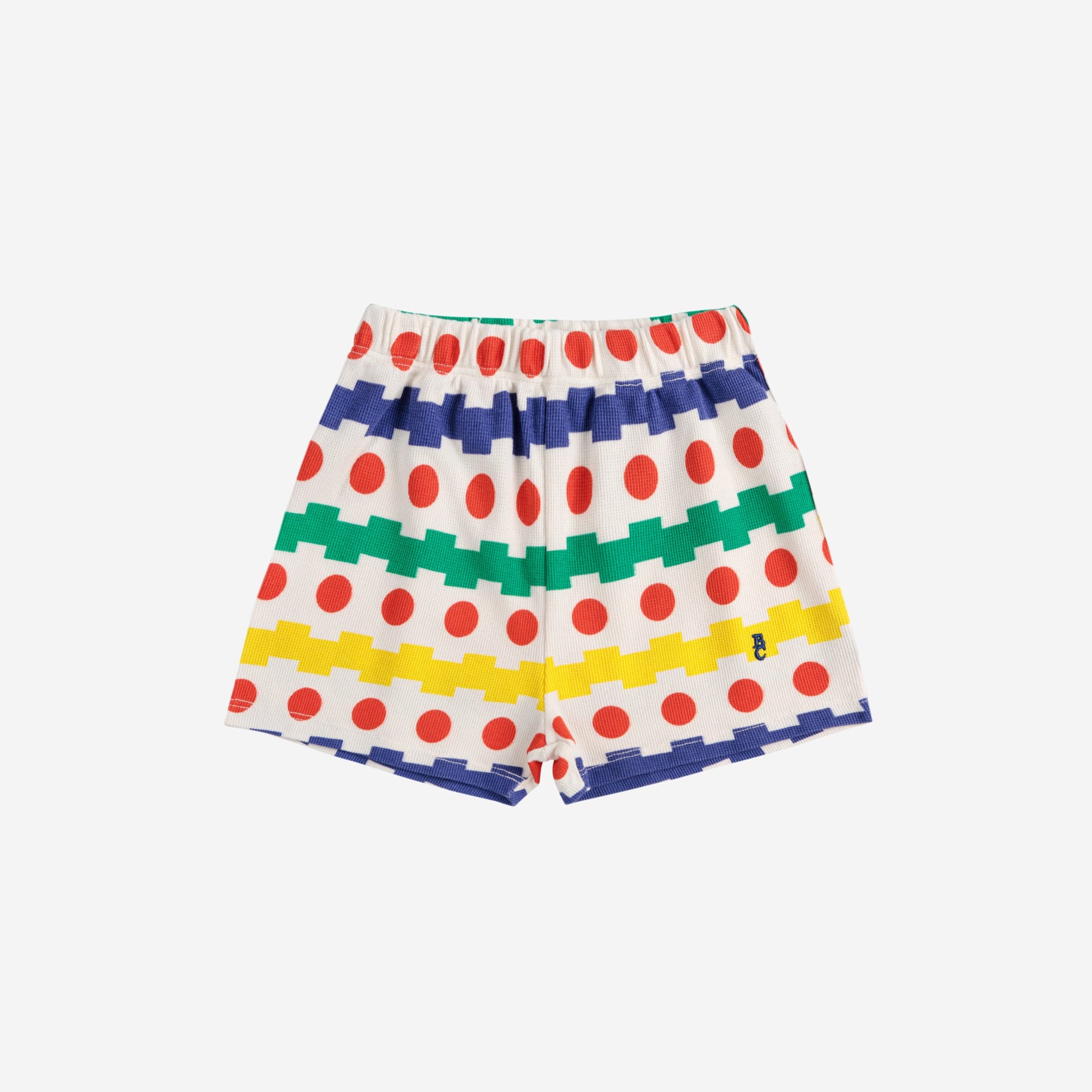 Geometric All Over Waffle Shorts