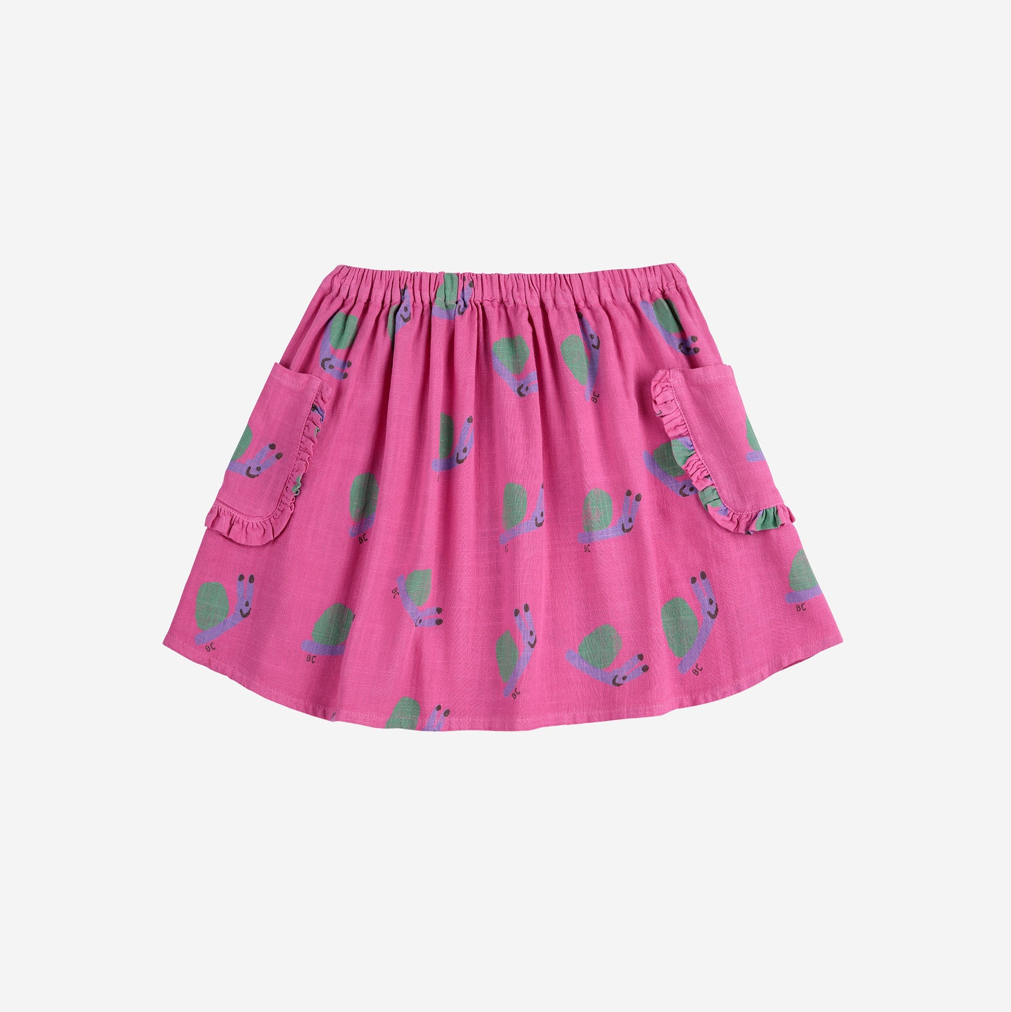 Funny Snail All Over Woven Skirt