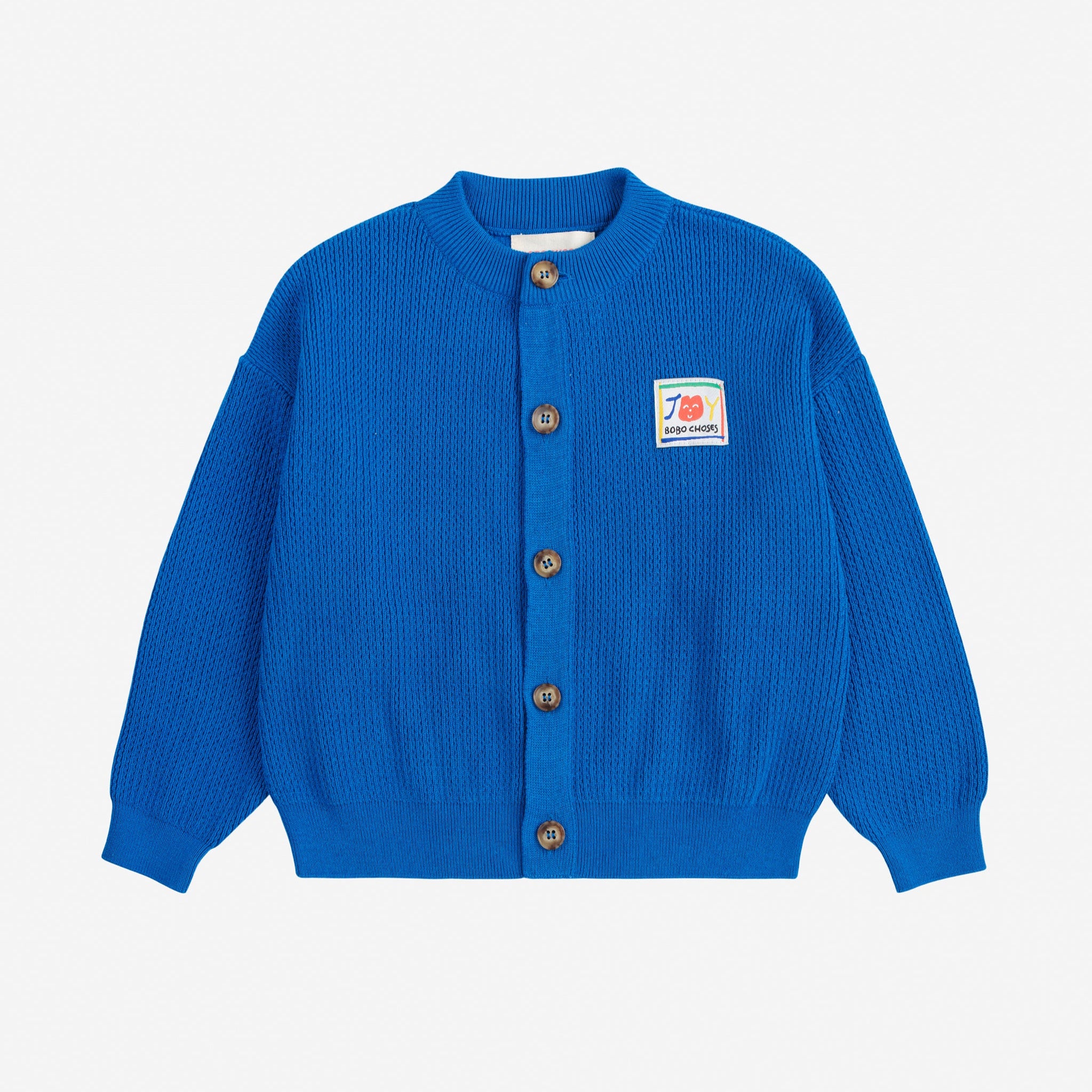 Smiling Open Work Cardigan