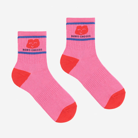 Joyful Face Short Socks