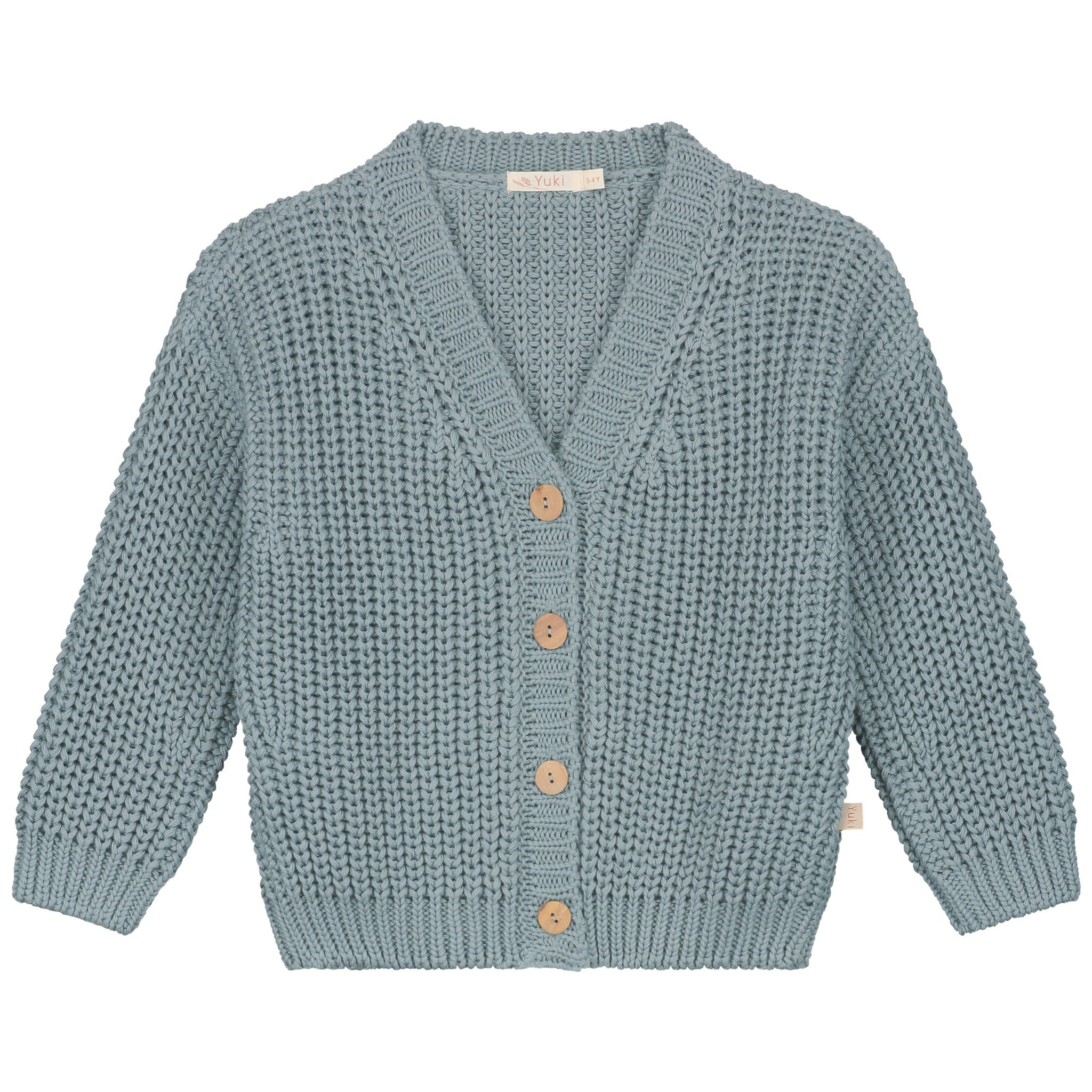 Chunky Knitted Cardigan – ocean