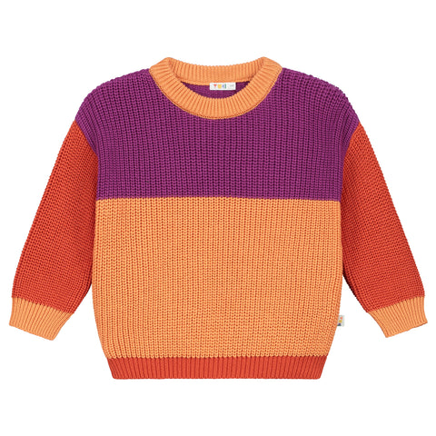 Color Block Sweater – parrot