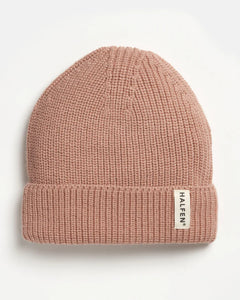 Strick Beanie Merino – rose