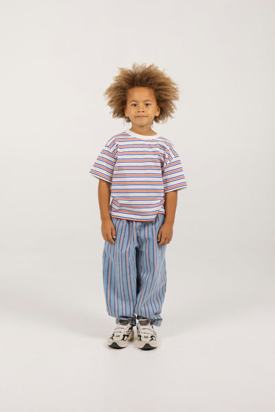 Stripes Multicolor Pant – light blue denim