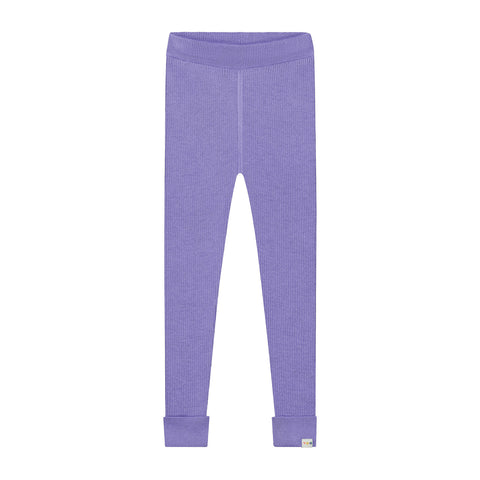 Knitted Leggings Fine Rib – lavender