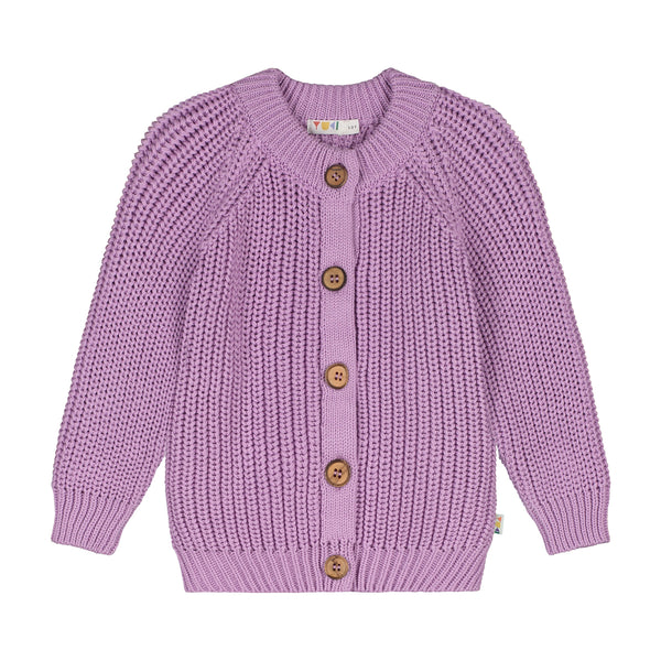 Raglan Cardigan – orchid