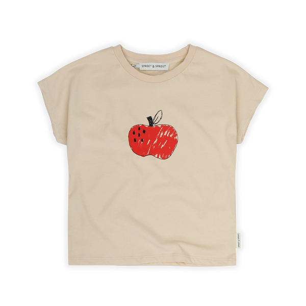 Sleeveless T-Shirt Apple – sesame