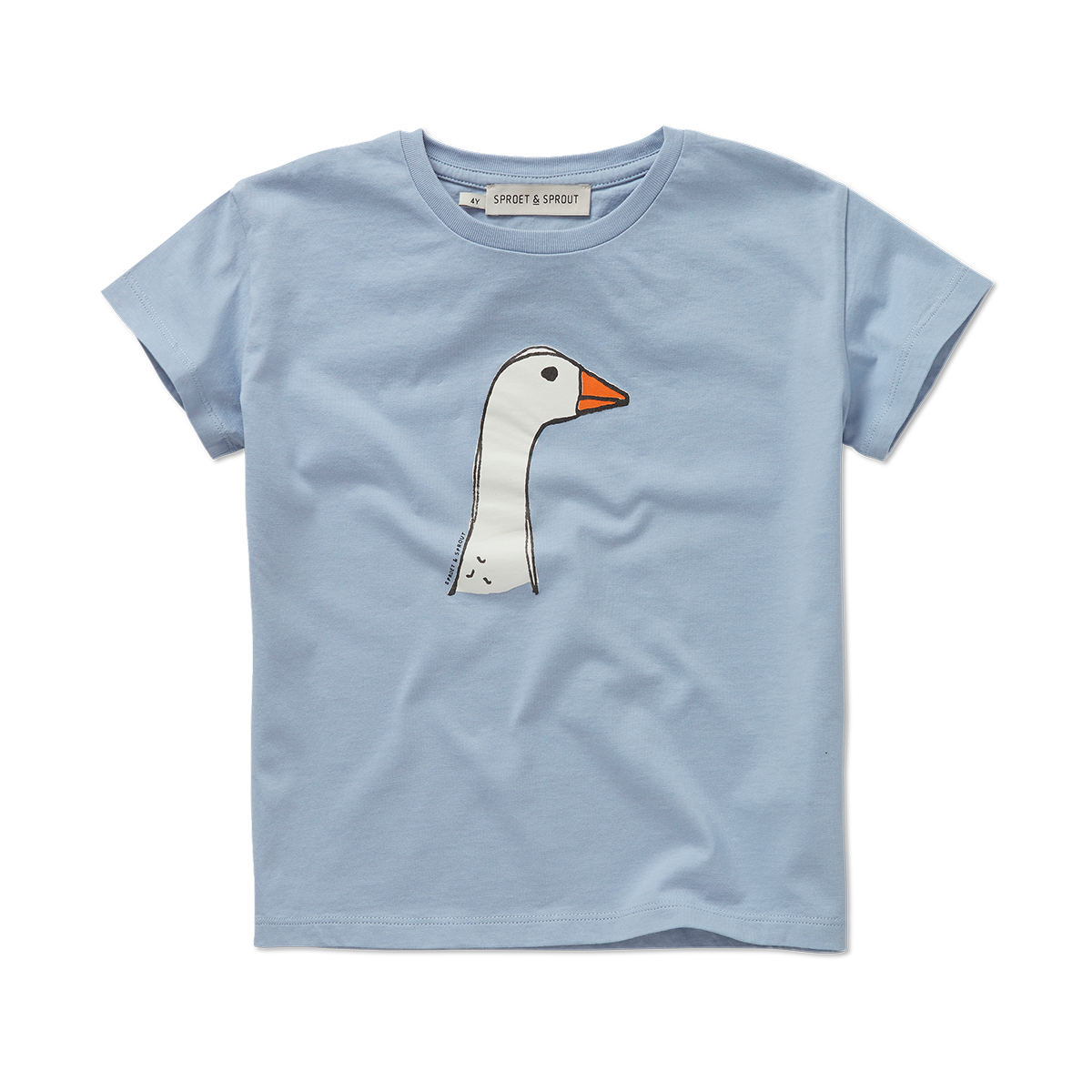 T-Shirt Goose – misty blue