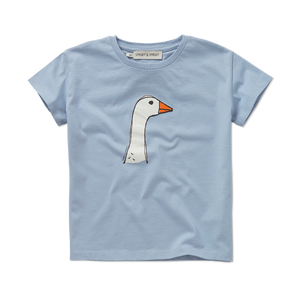 T-Shirt Goose – misty blue