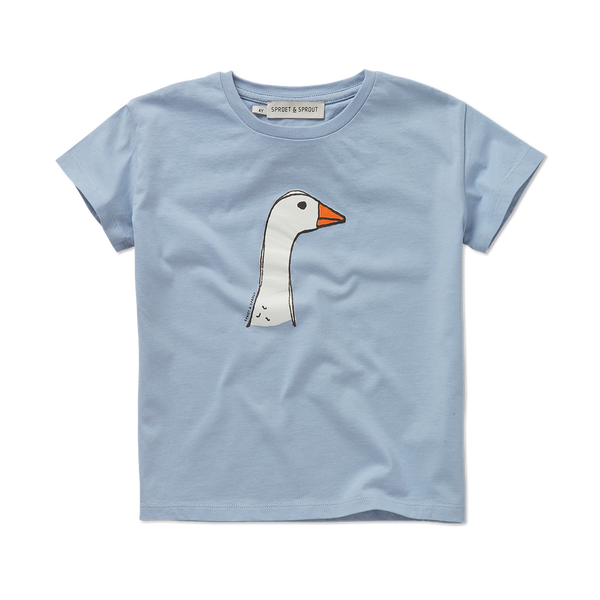 T-Shirt Goose – misty blue