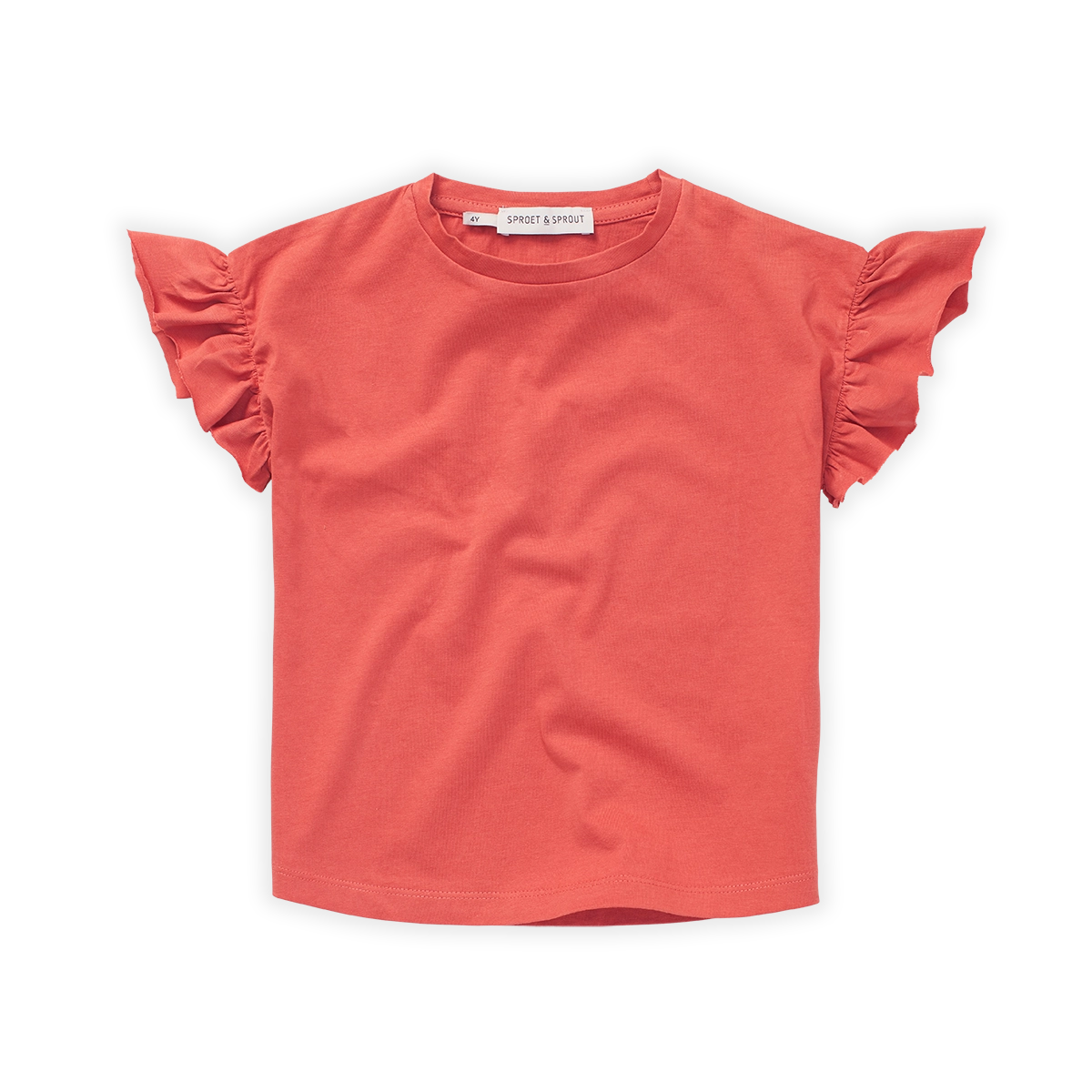 T-Shirt Ruffle Sleeve – rose petal