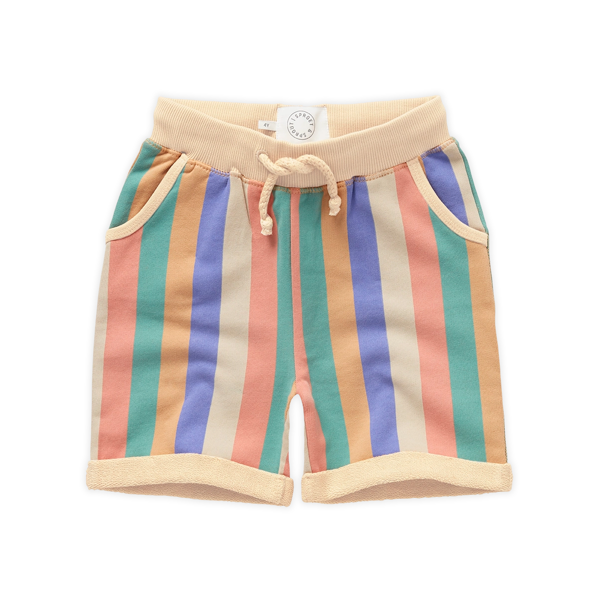 Shorts Multicolor Stripes – nectarine