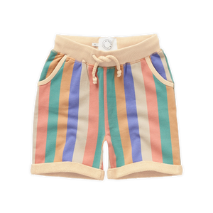 Shorts Multicolor Stripes – nectarine