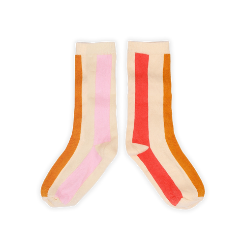 Socks Stripes – nectarine