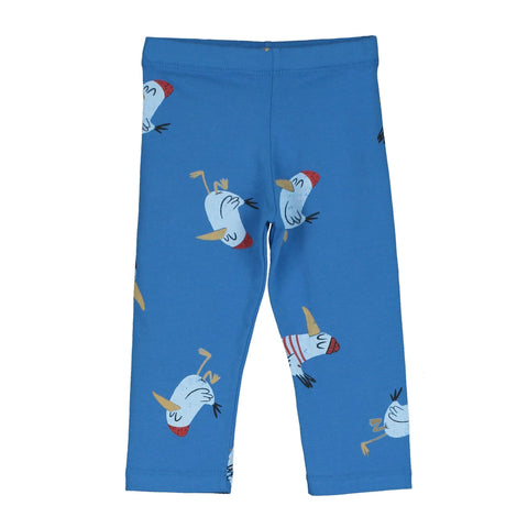 Seagulls Baby Leggings – royal blue