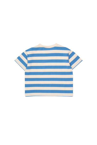 Stripes Tee – blue/light cream