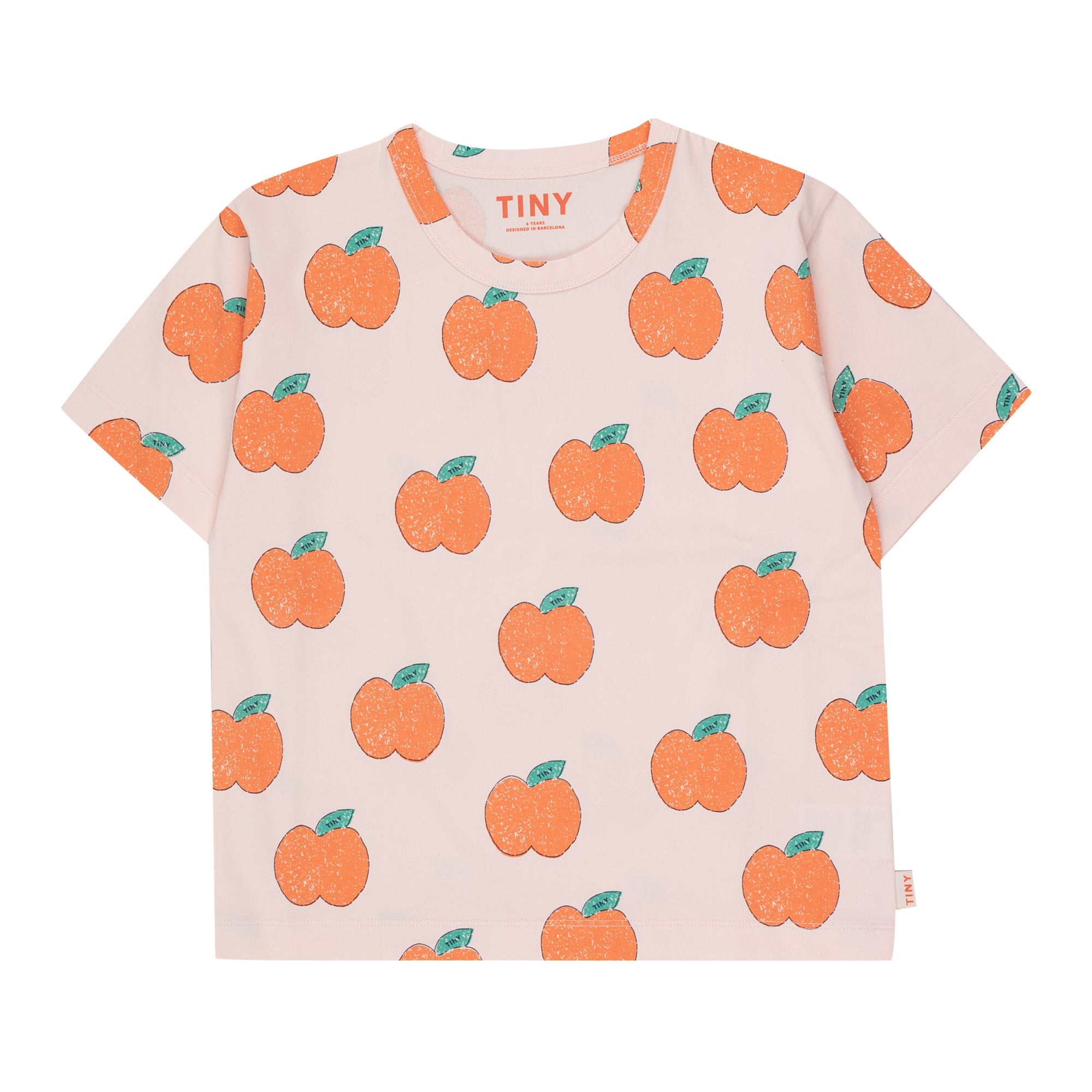 Apples Tee – pastel pink