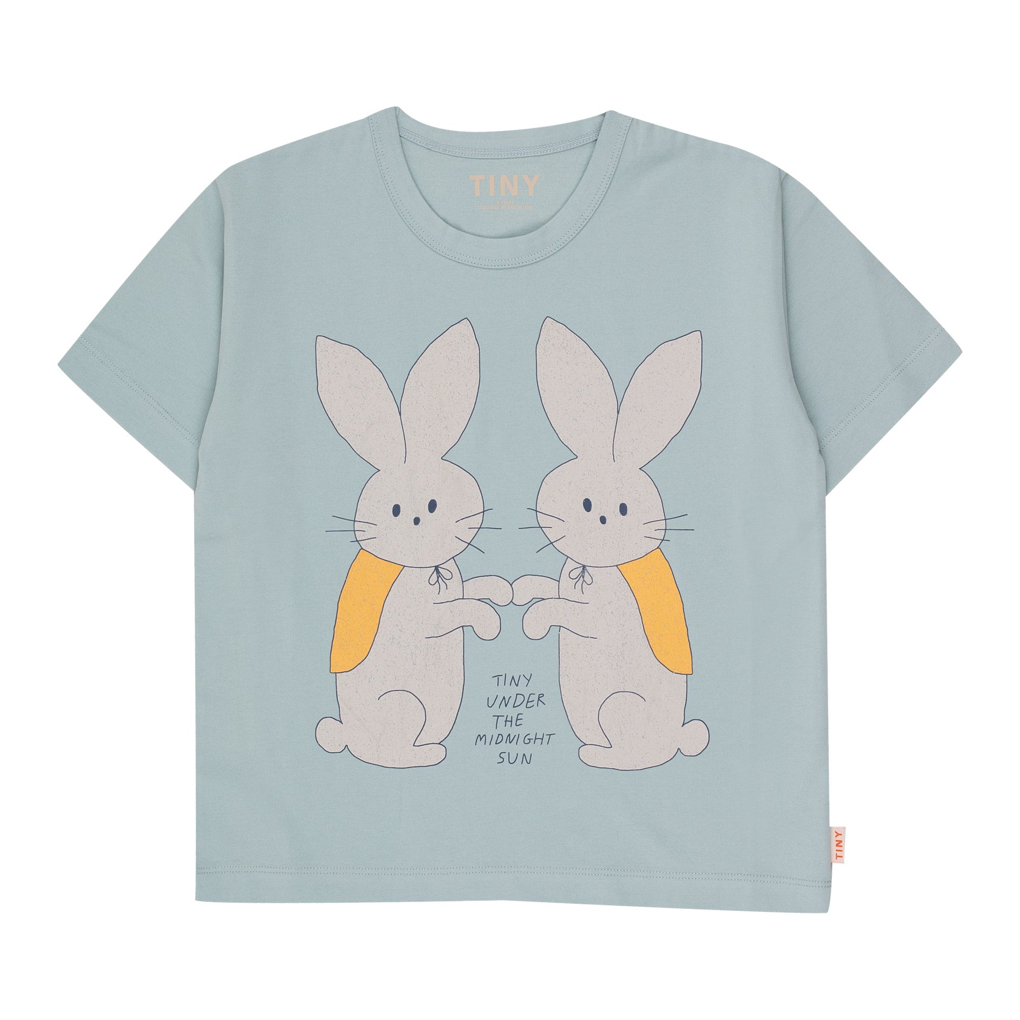 Bunnies Graphic Tee – warm grey