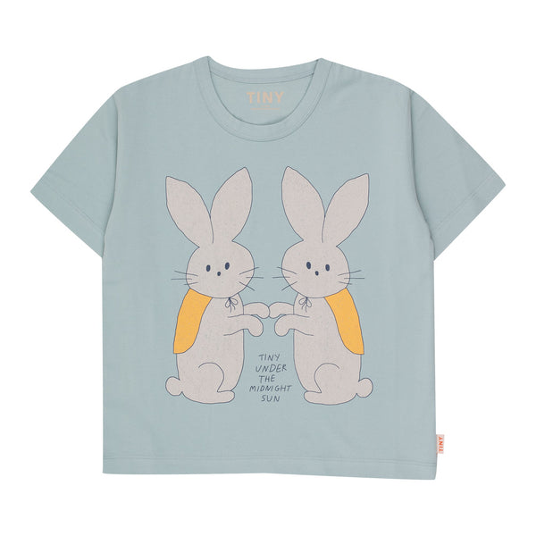 Bunnies Graphic Tee – warm grey