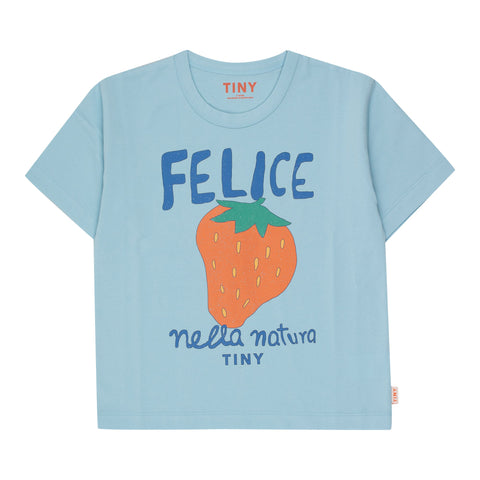 Nella Natura Graphic Tee – dusty blue