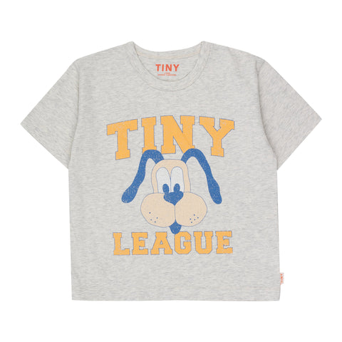 Tiny League Graphic Tee – light grey heather