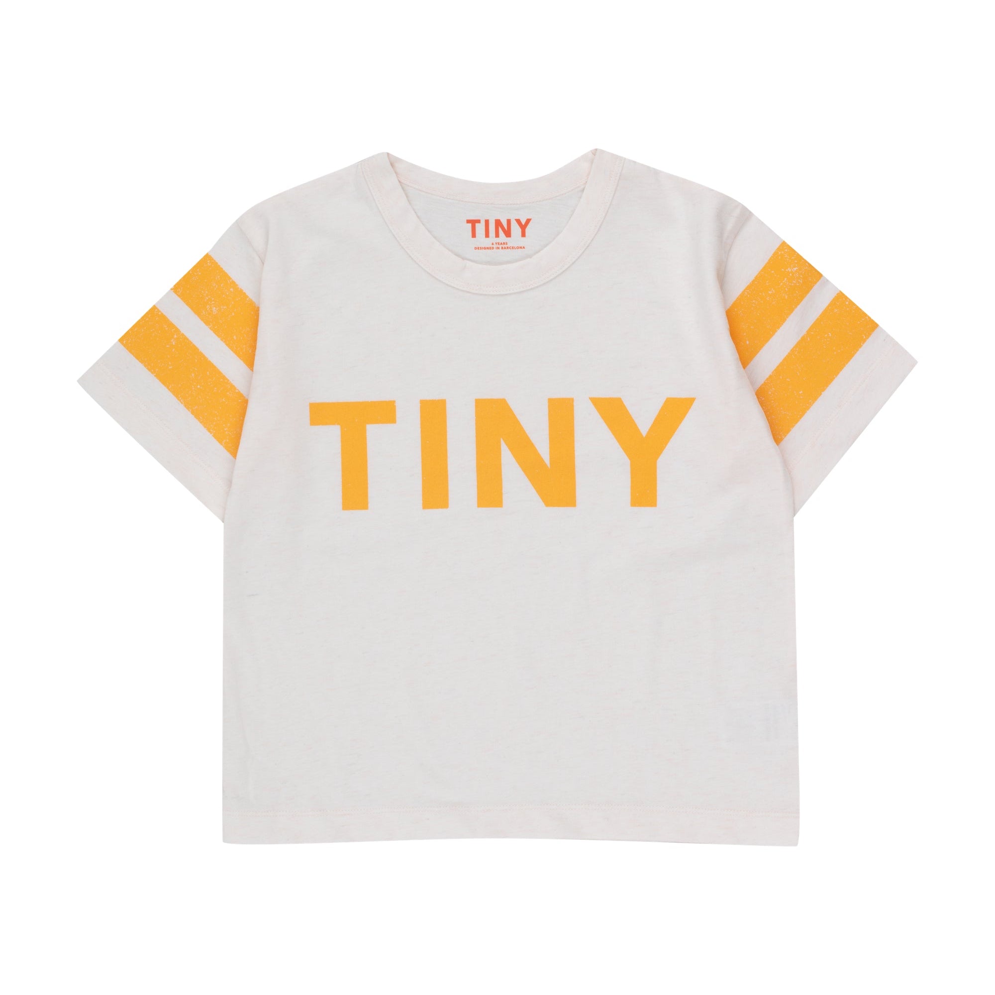 Stripes Tiny Tee – cream heather