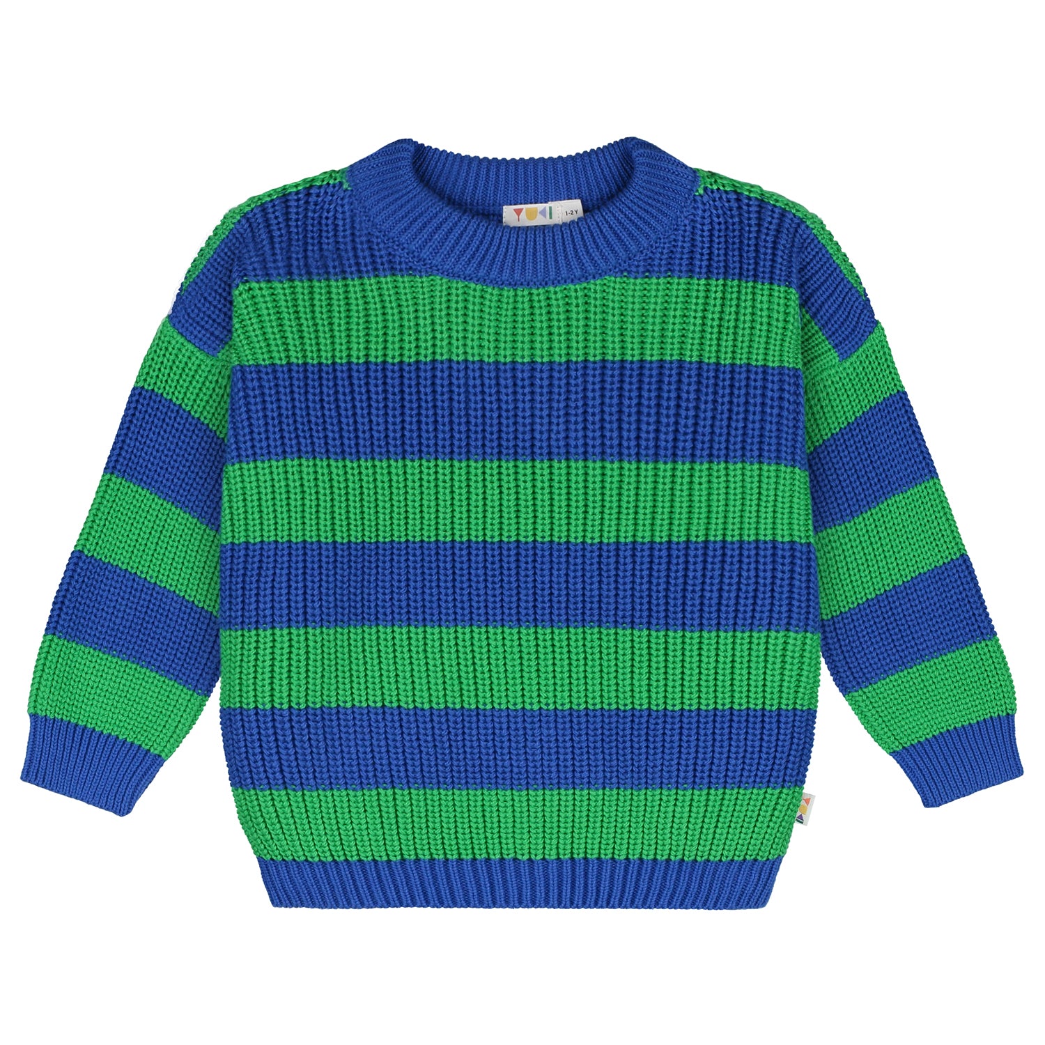 Stripes Knitted Sweater – peacock