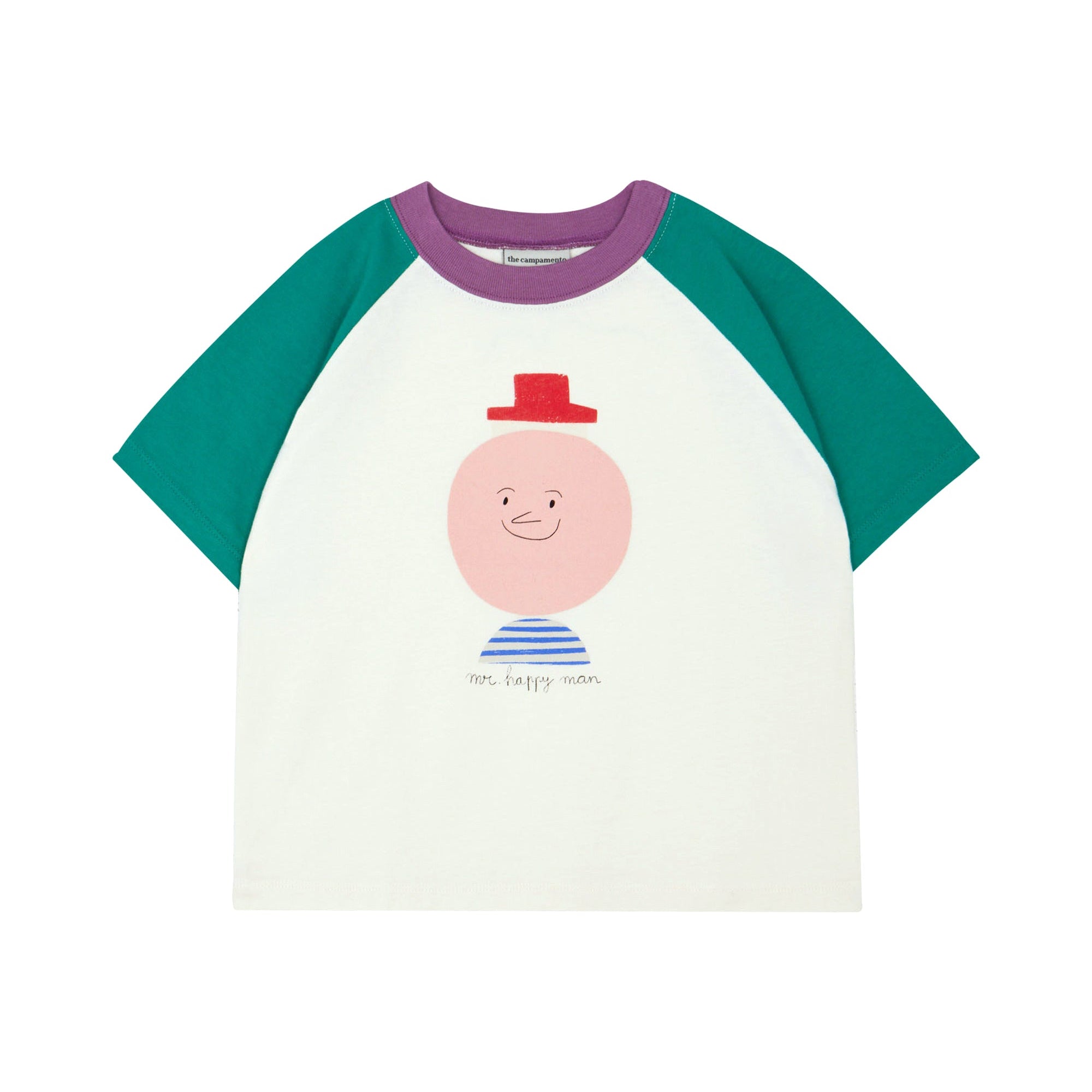 Mr. Happy Man Color Block Kids T-Shirt