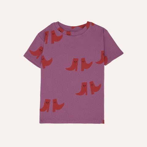 Boots All Over Kids Rib T-Shirt