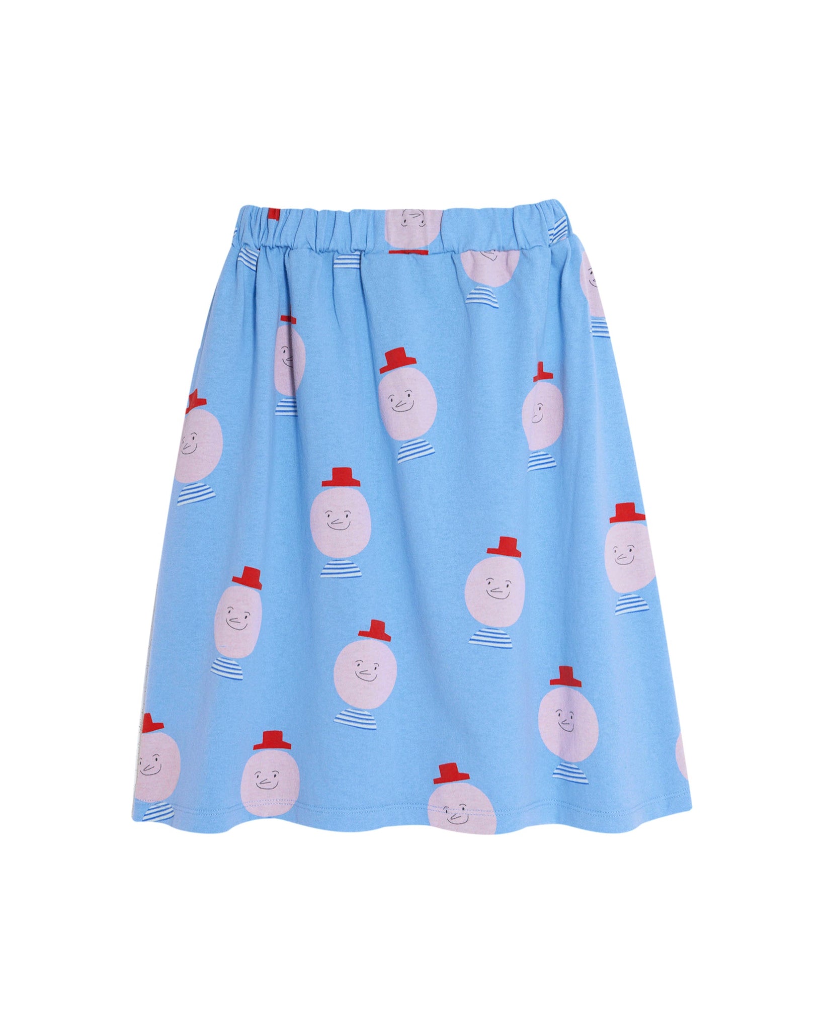 Mr. Happy Man Blue Kids Skirt