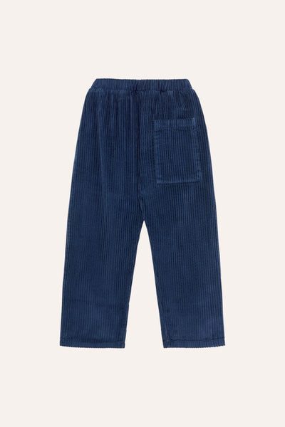 Navy Corduroy Kids Trousers