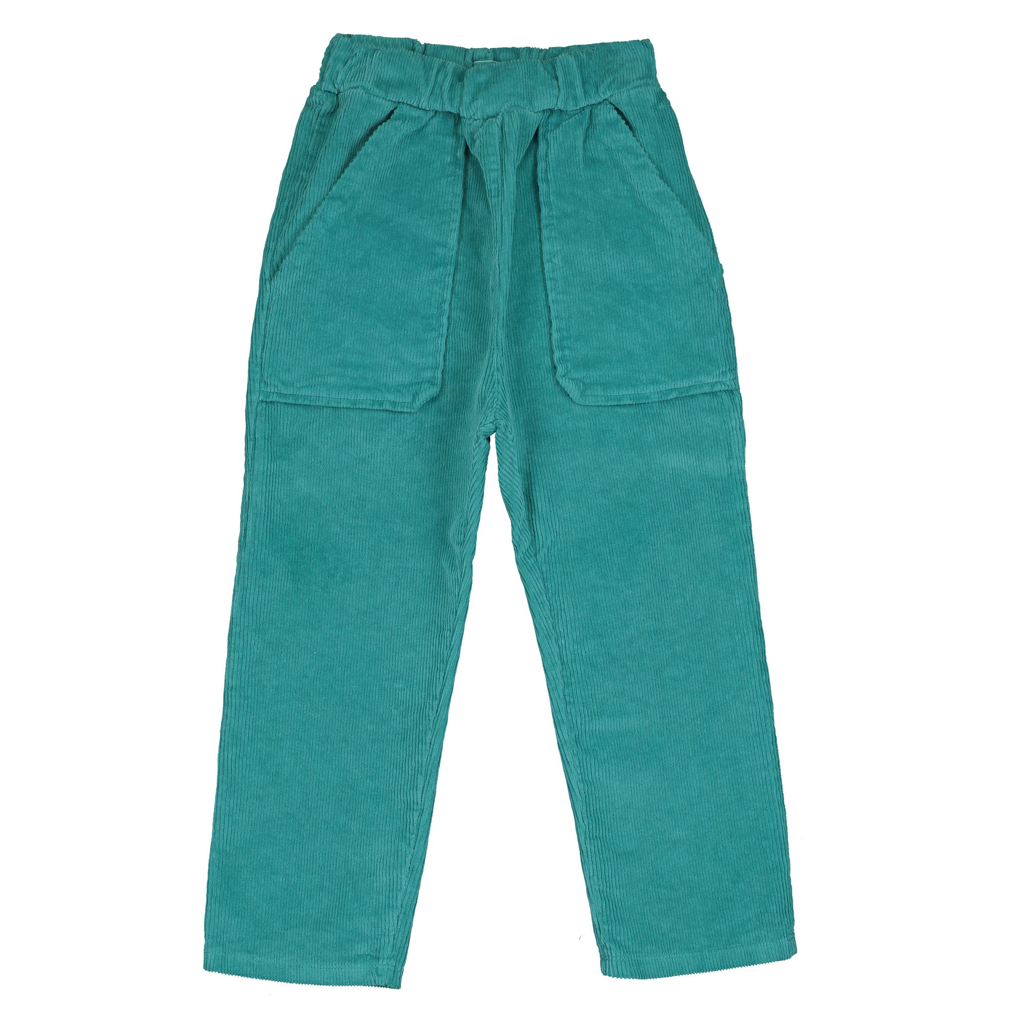 Corduroy Casual Pants – solid green