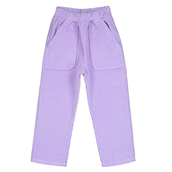 Corduroy Casual Pants – solid mauve