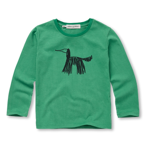 T-Shirt LS Dog – evergreen