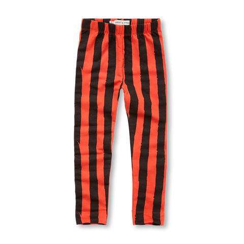 Legging Painted Stripe – tomato