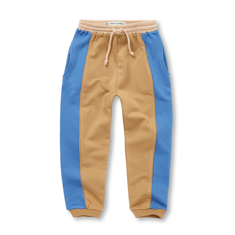 Sweatpants Colourblock – light mustard