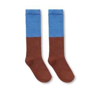 Socks Colourblock – brown