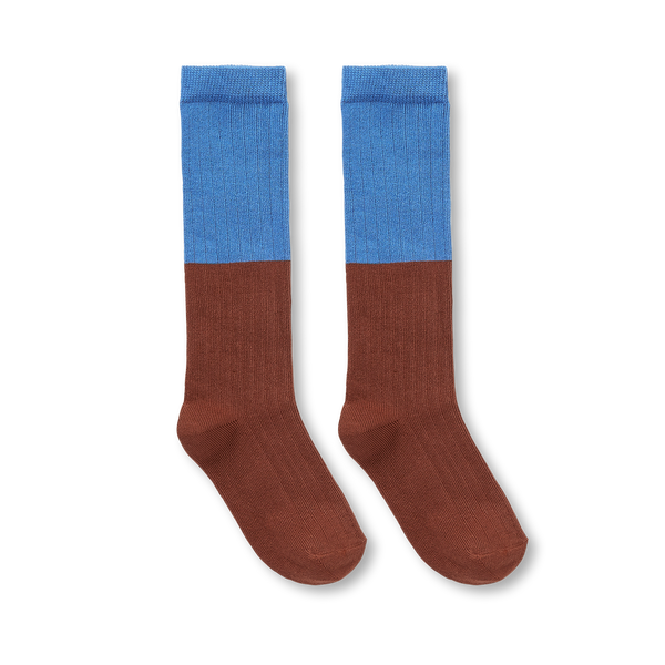 Socks Colourblock – brown