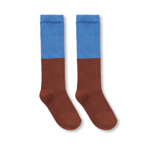 Socks Colourblock – brown