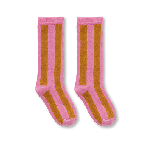 Socks Stripe – purple pink