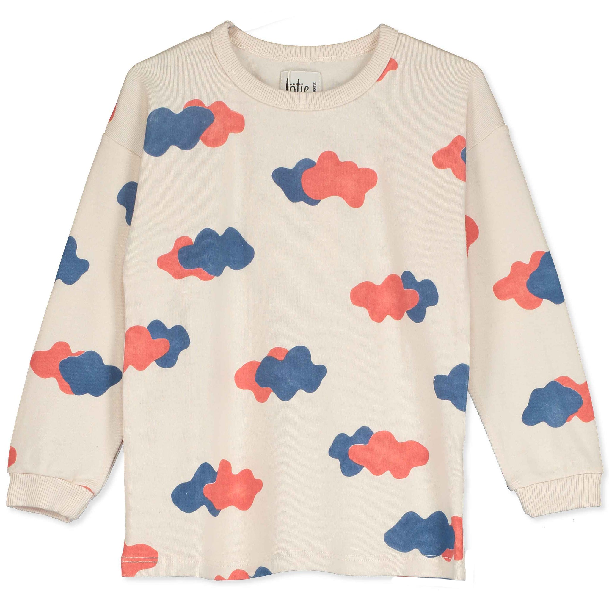 Long Sleeve T-Shirt Little Clouds – cream