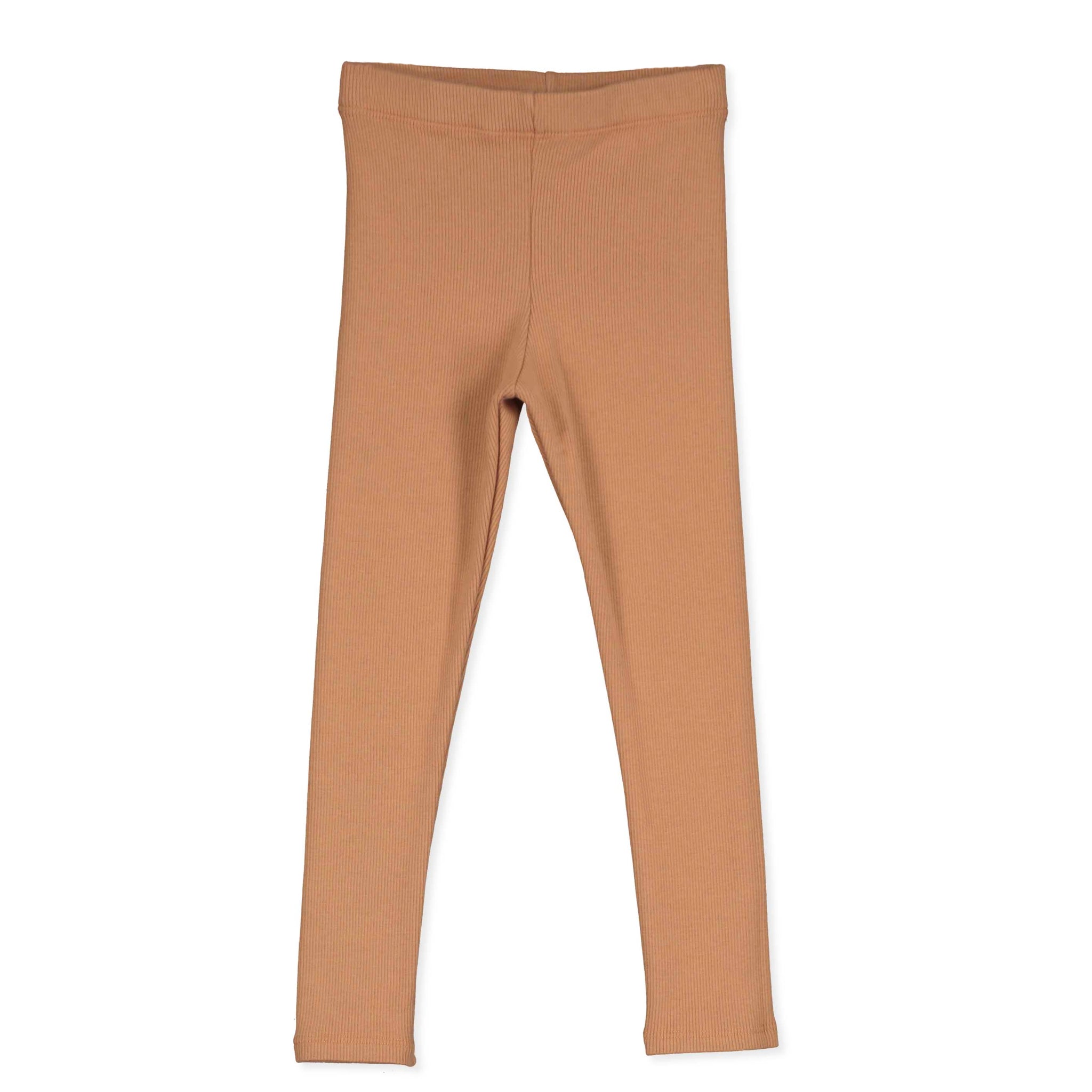 Rib Legging – solid brown