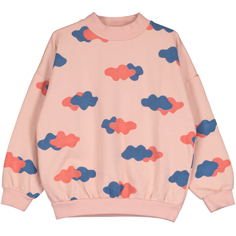 Sweatshirt Little Clouds – rose