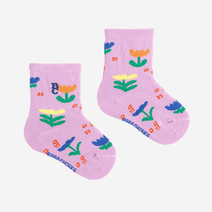 Garden Party All Over Short Socks